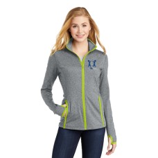 Sport-Tek® Ladies Sport-Wick® Stretch Contrast Full-Zip Jacket