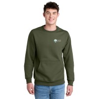 Port & Co® Core Fleece Crewneck Pocket Sweatshirt Port & Co® Core Fleece Crewneck Pocket Sweatshirt