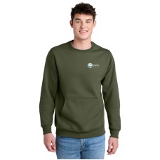 Port & Co® Core Fleece Crewneck Pocket Sweatshirt Port & Co® Core Fleece Crewneck Pocket Sweatshirt